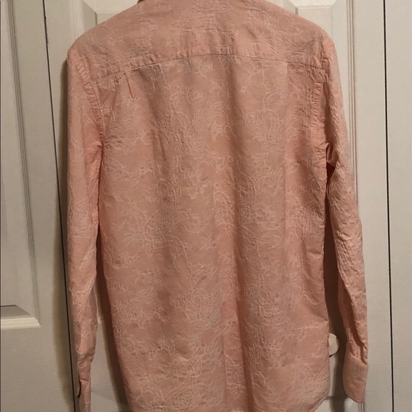 LUCHIANO VISCONTI 100% LINEN LONG SLEEVE SHIRT - Picture 8 of 16